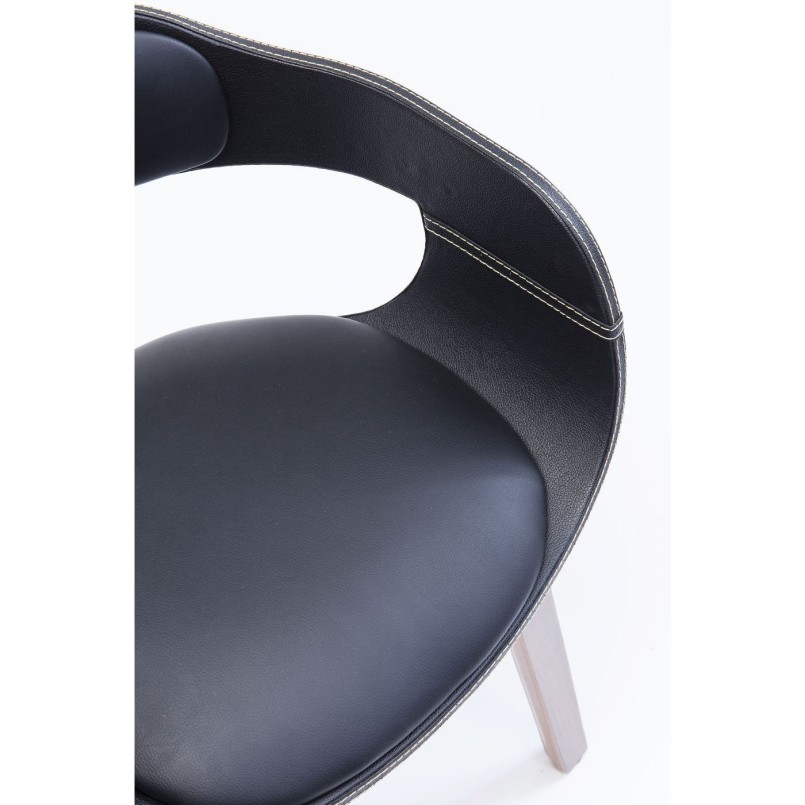 Chaise Costa Walnut Kare Design 