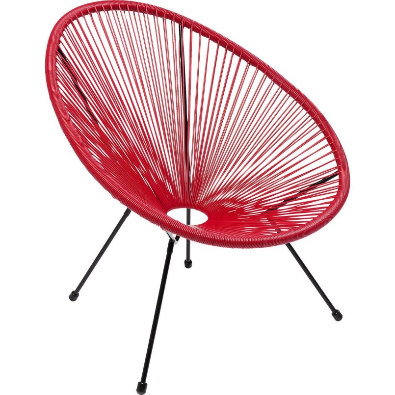 Fauteuil Acapulco cherry