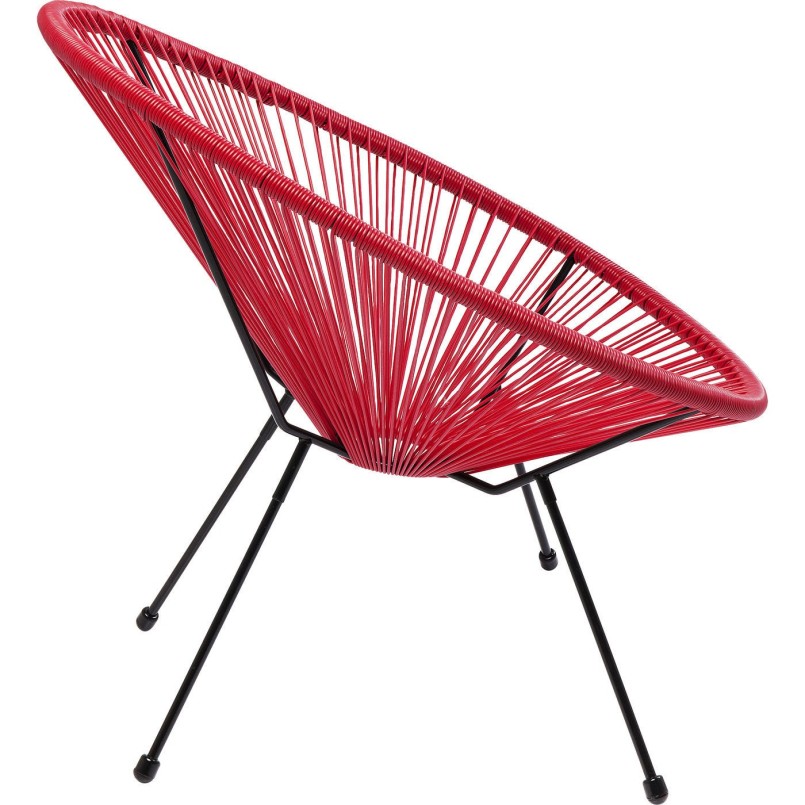 Fauteuil Acapulco cherry