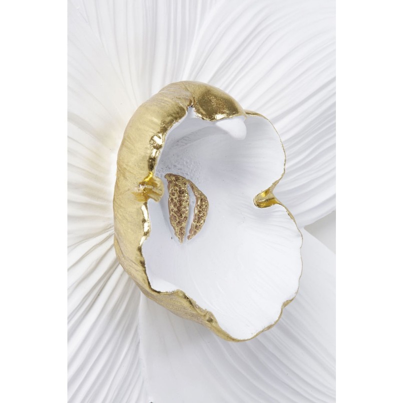 Déco murale Orchidée blanche 54cm Kare Design