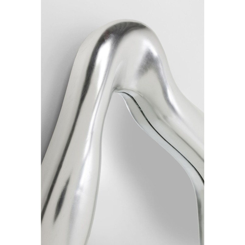 Miroir Hologram argenté 119x76cm Kare Design