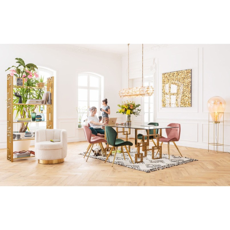 Cadre décoratif Gold Flower 120x120cm Kare Design