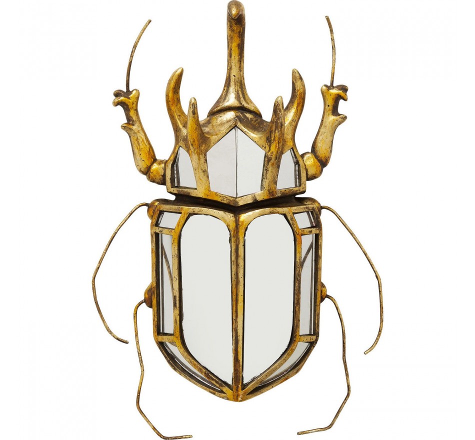 Wanddecoratie spiegel scarab Kare Design