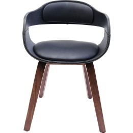Chair with Armrest Costa Walnut Kare Design