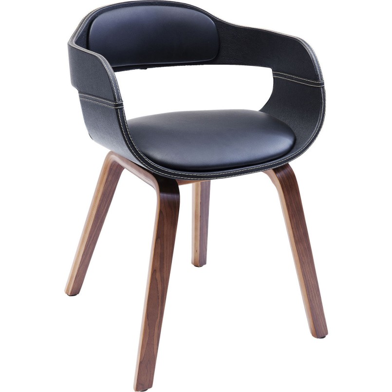 Chaise Costa Walnut Kare Design 