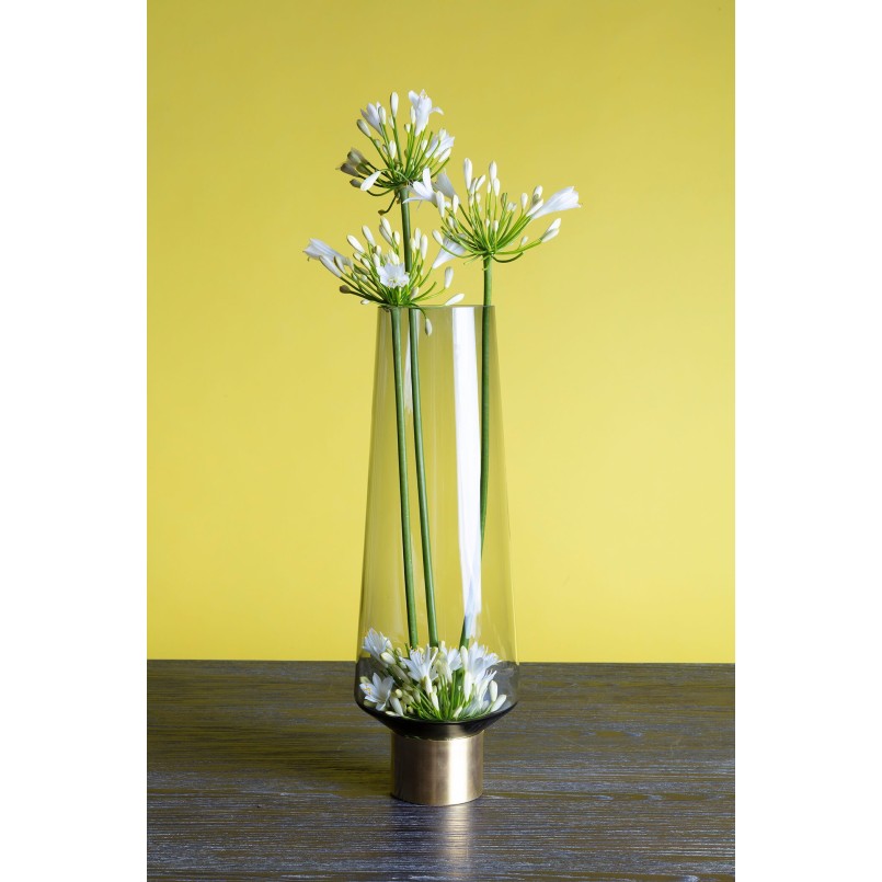 Vase Noble Ring Grey 40cm Kare Design