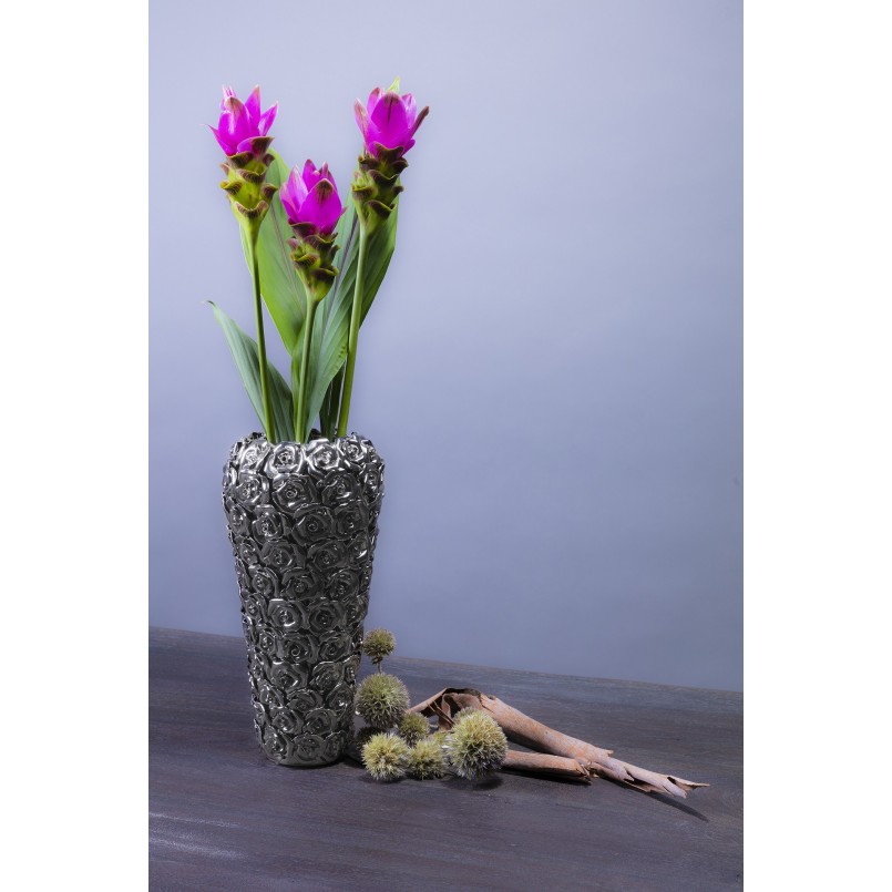 Vase Rose Multi Chrome Small Kare Design