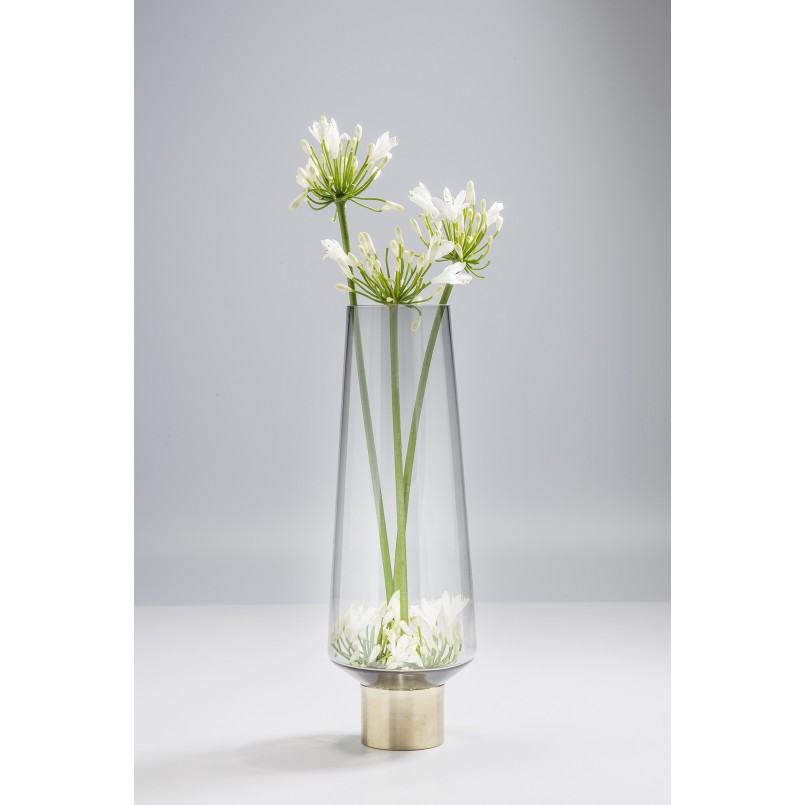 Vase Noble Ring Grey 40cm Kare Design