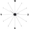 Wall Clock Like Umbrella Black Kare Design