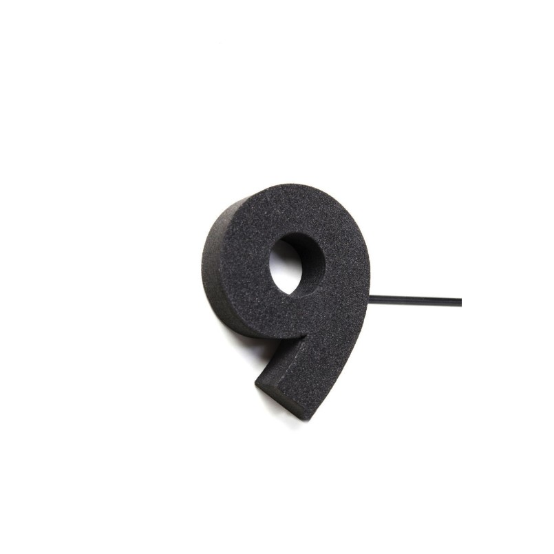 Wall Clock Like Umbrella Black Kare Design
