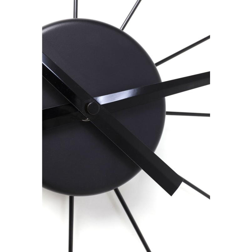 Wall Clock Like Umbrella Black Kare Design
