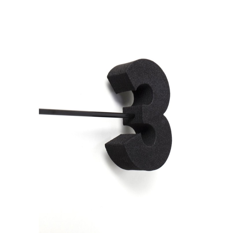 Wall Clock Like Umbrella Black Kare Design