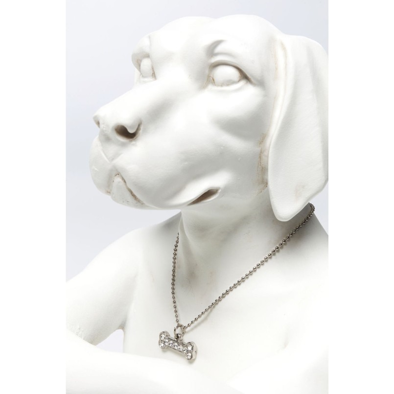 Deco Figurine Gangster Dog Cream Kare Design