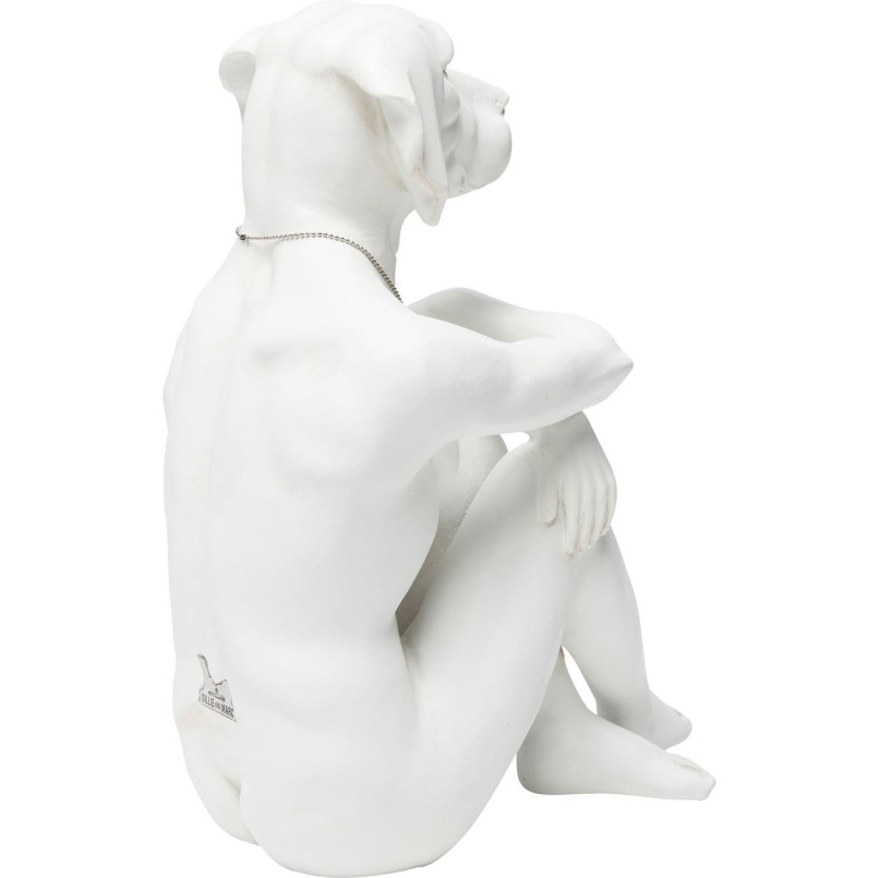 Deco Figurine Gangster Dog Cream Kare Design