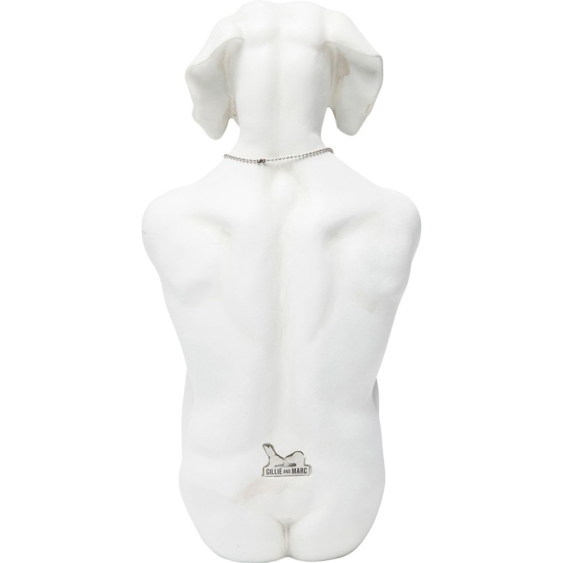 Deco Figurine Gangster Dog Cream Kare Design