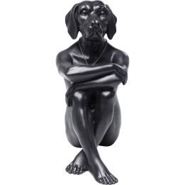 Deco Figurine Gangster Dog Black Kare Design