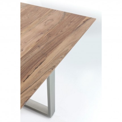 Eettafel Symphony 200x100cm acacia chroom Kare Design