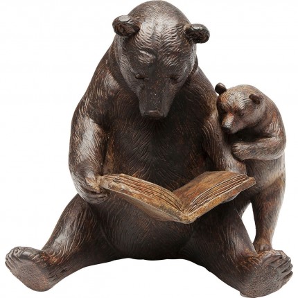 Woonaccessoires lezende beren bruin Kare Design