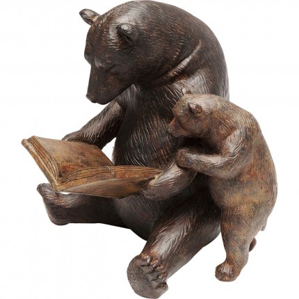 Woonaccessoires lezende beren bruin Kare Design