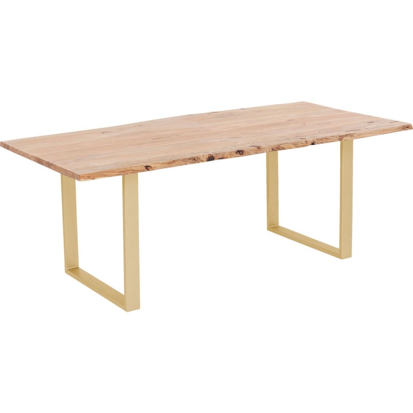 Table Harmony Brass 160x80cm Kare Design