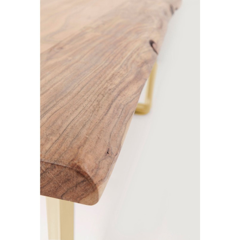 Table Harmony Brass 160x80cm Kare Design