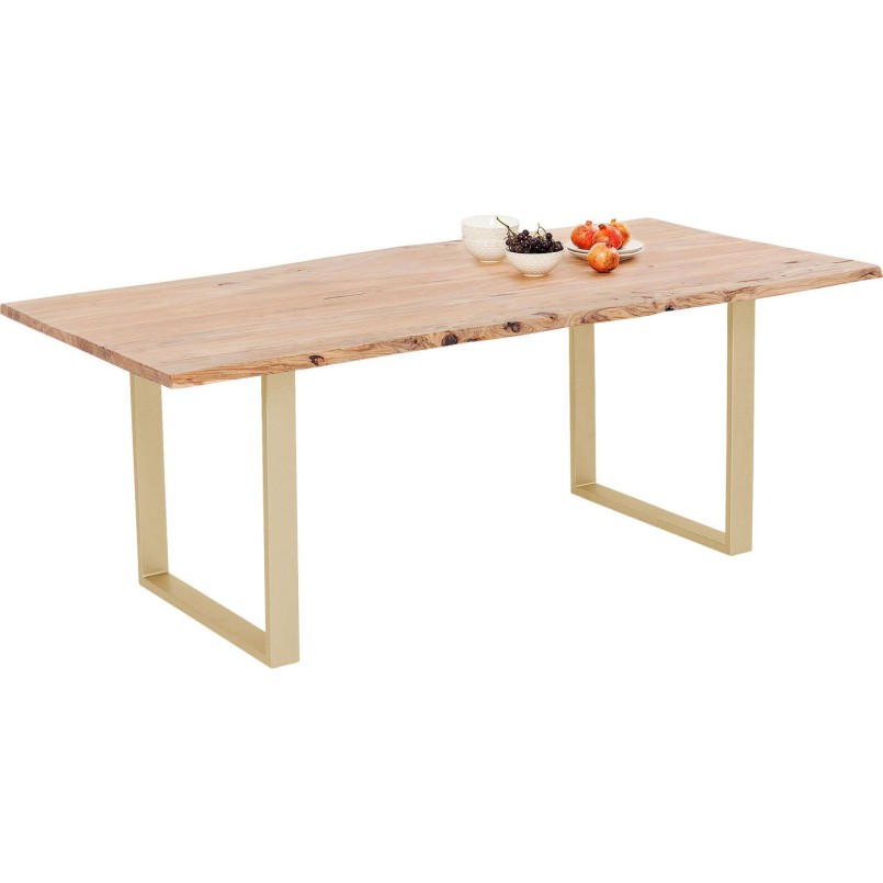 Table Harmony Brass 160x80cm Kare Design