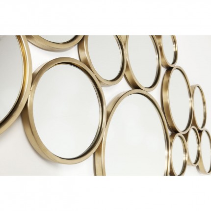Spiegel Bubbles 93x138cm messing Kare Design