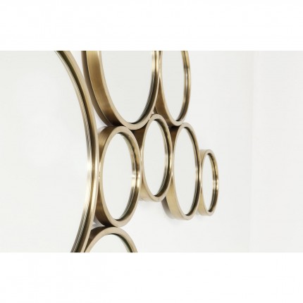 Spiegel Bubbles 93x138cm messing Kare Design