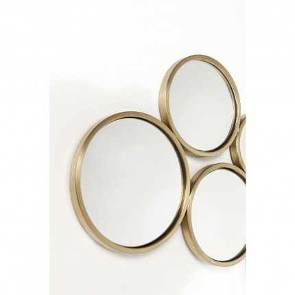 Spiegel Bubbles 93x138cm messing Kare Design
