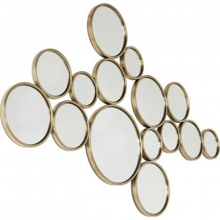 Spiegel Bubbles 93x138cm messing Kare Design