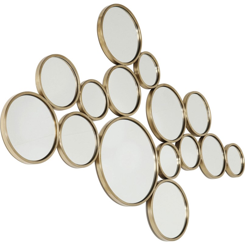 Mirror  Bubbles Brass 93x138cm Kare Design