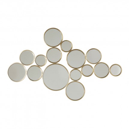 Spiegel Bubbles 93x138cm messing Kare Design