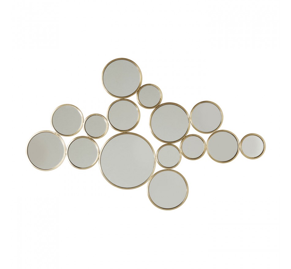 Spiegel Bubbles 93x138cm messing Kare Design Spiegel Bubbles 93x138cm messing Kare Design