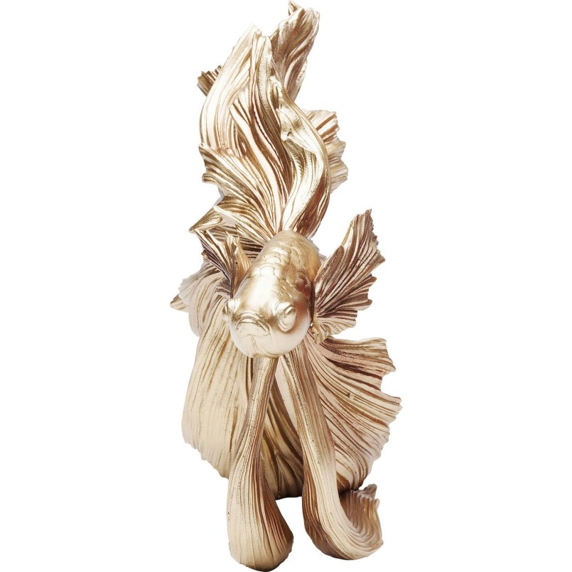 Deco Object Betta Fish Gold Small Kare Design
