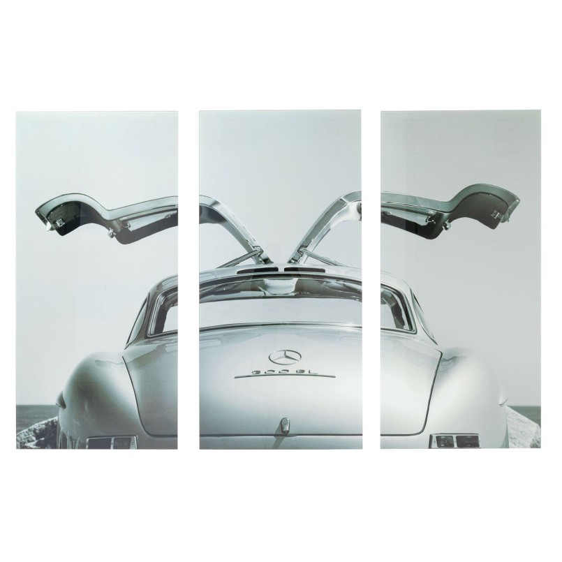 Tableau en verre Triptychon Oldtimer Back 160x240c