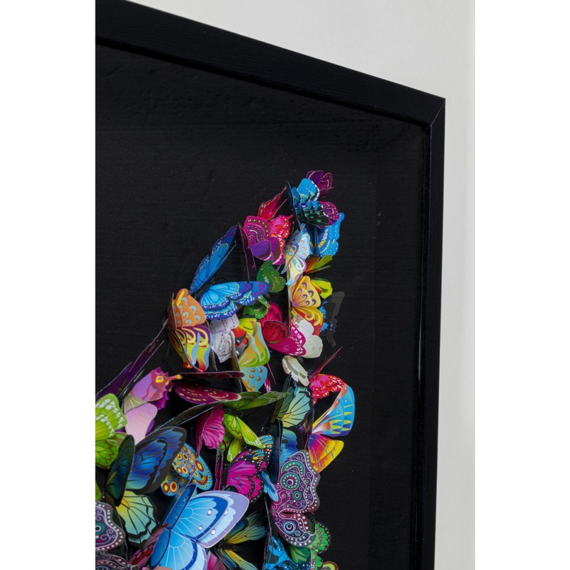Cadre décoratif Farfalla 120x120cm