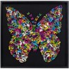 Cadre décoratif Farfalla 120x120cm