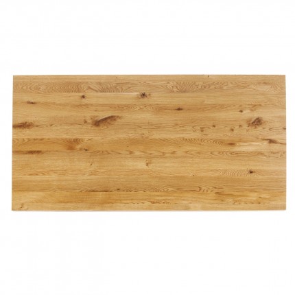 Eettafel Jackie 160x80cm eik chroom Kare Design Eettafel Jackie 160x80cm eik chroom Kare Design
