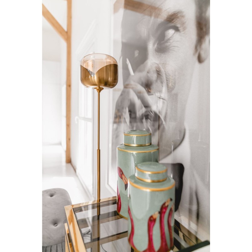 Floor  Lamp Golden Goblet Ball Kare Design