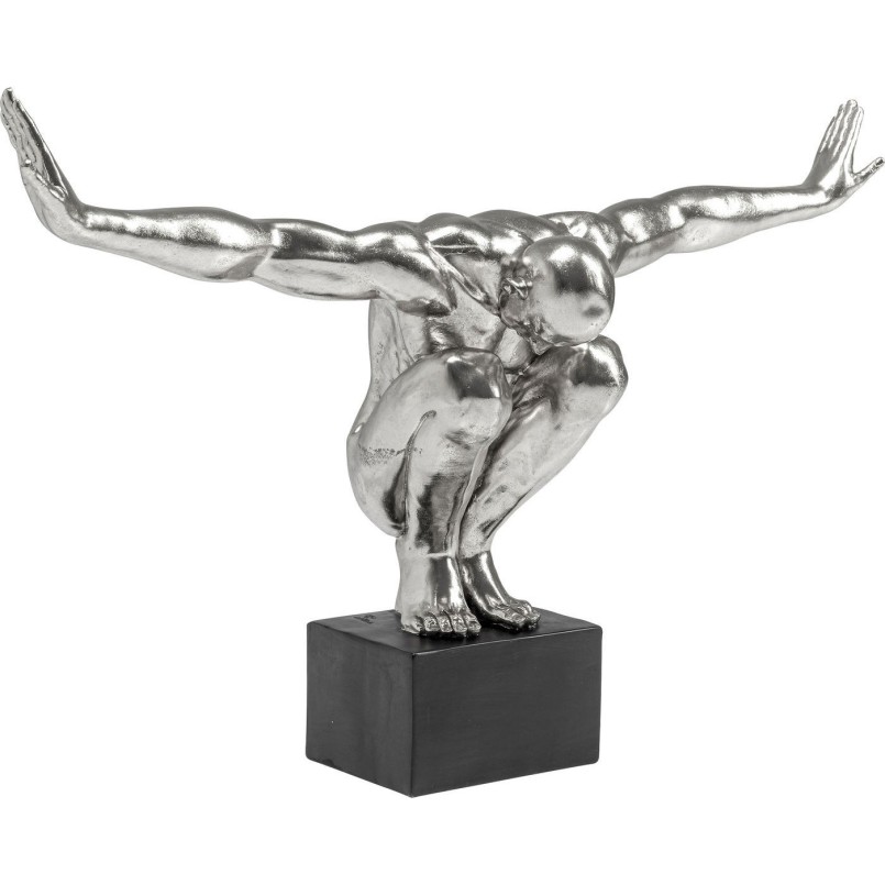 Objet décoratif Athlete XL argenté