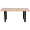 Table Jackie chêne-noir 160x80