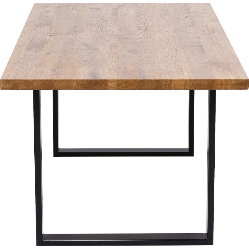 Table Jackie chêne-noir 160x80