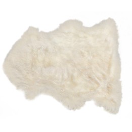 Peau de mouton Heidi blanc 85x60cm