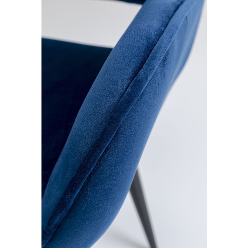 Chaise à./acc.  San Francisco bleu