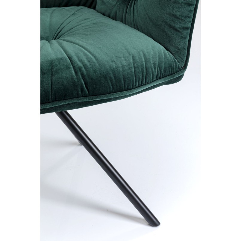 Chaise à./acc. Mila vert