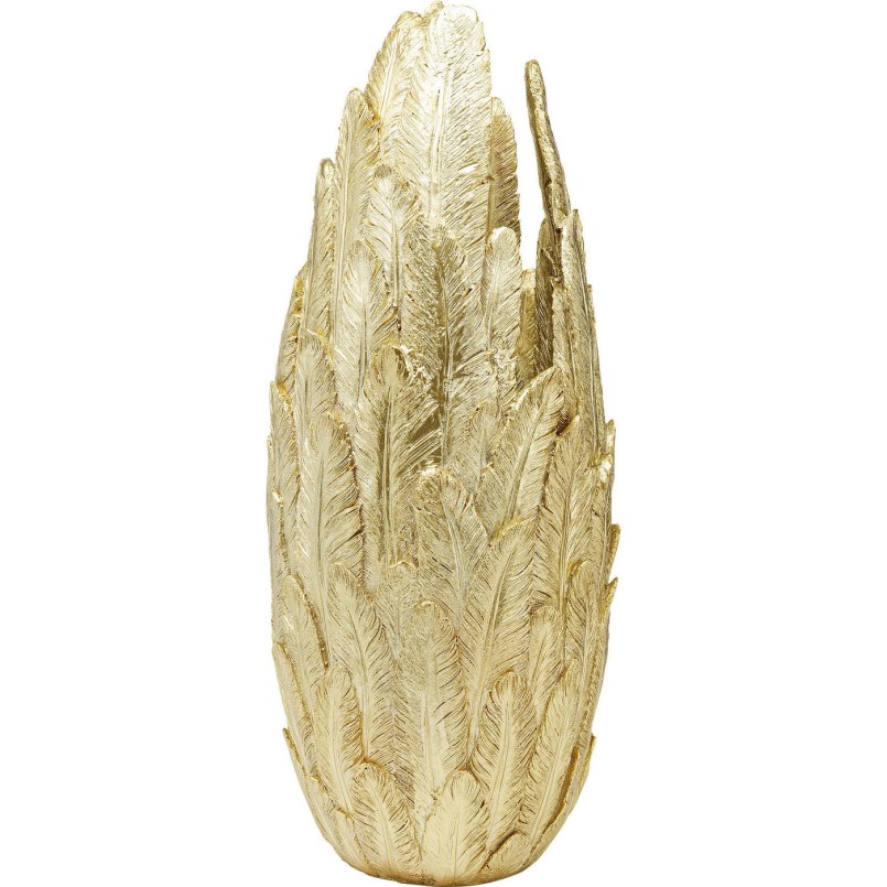 Vase Feathers doré 80cm