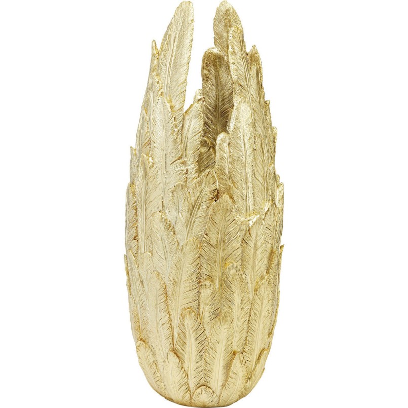 Vase Feathers doré 80cm