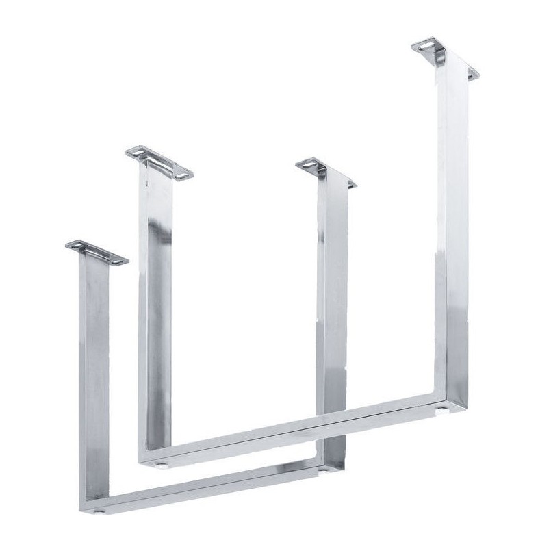Table Symphony chêne chromé 180x90