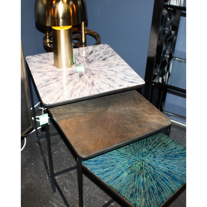 Table d appoint Ray carré (3/Set)