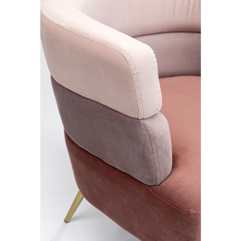 Fauteuil Sandwich mauve